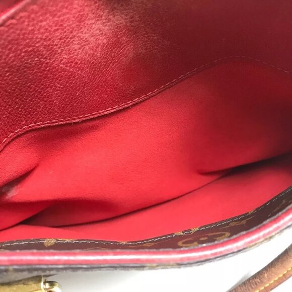 LOUIS VUITTON M41175 Monogram Pallas 2WAY Hand Bag MonogramCanvas Brown/Red - Picture 9 of 16